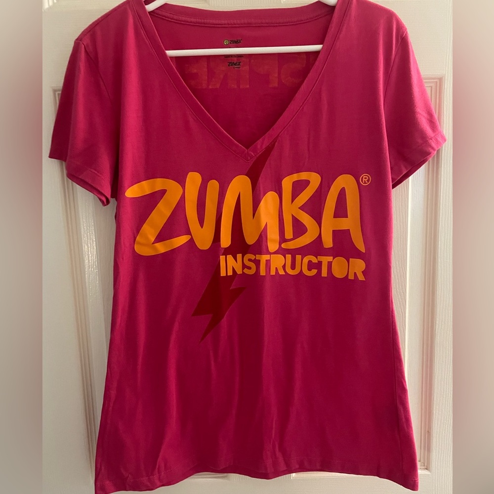 Pink Zumba instructor t-brief size XL